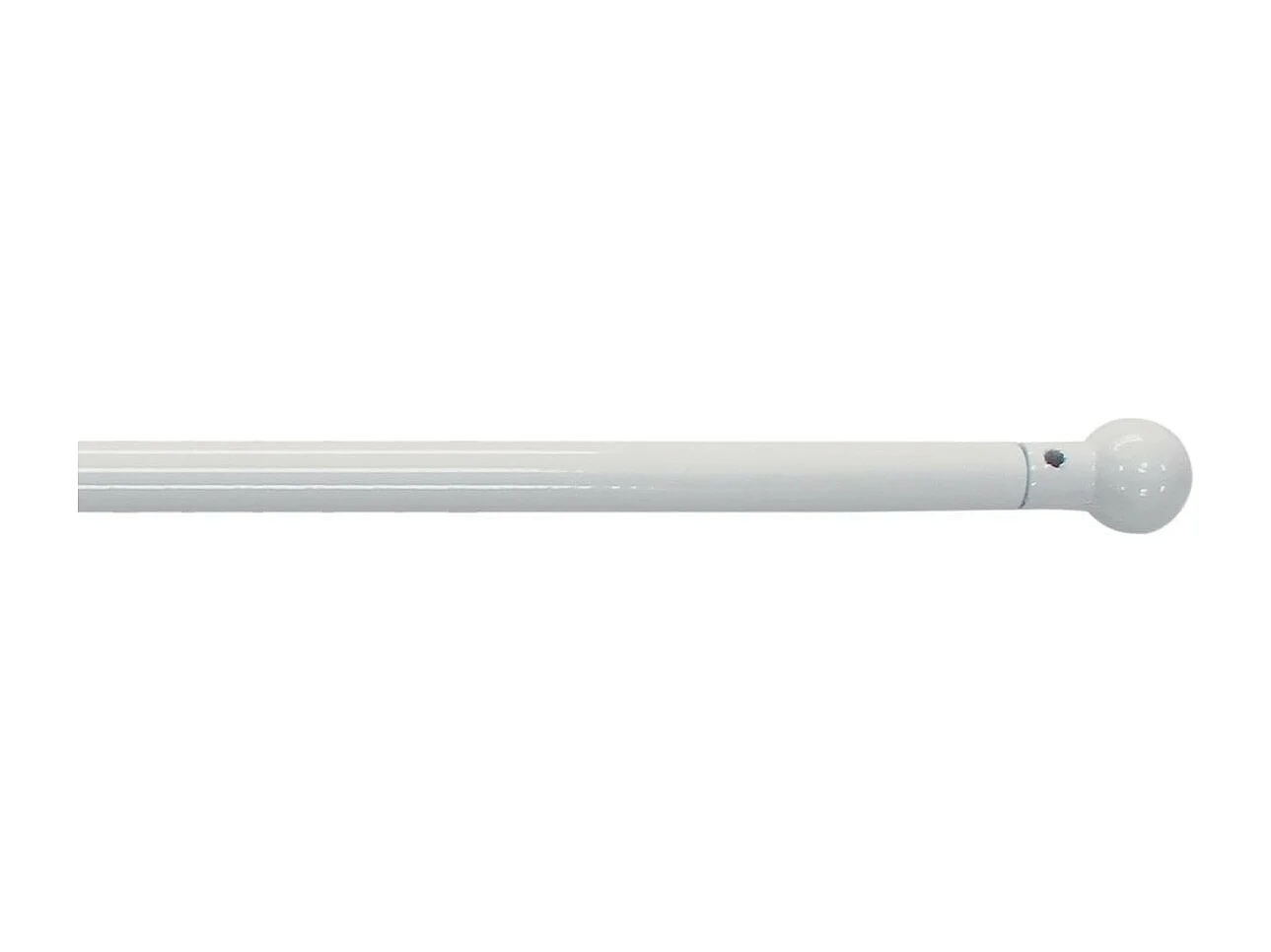 Tringle Déco Extensible "Bolla" 80-110cm Blanc