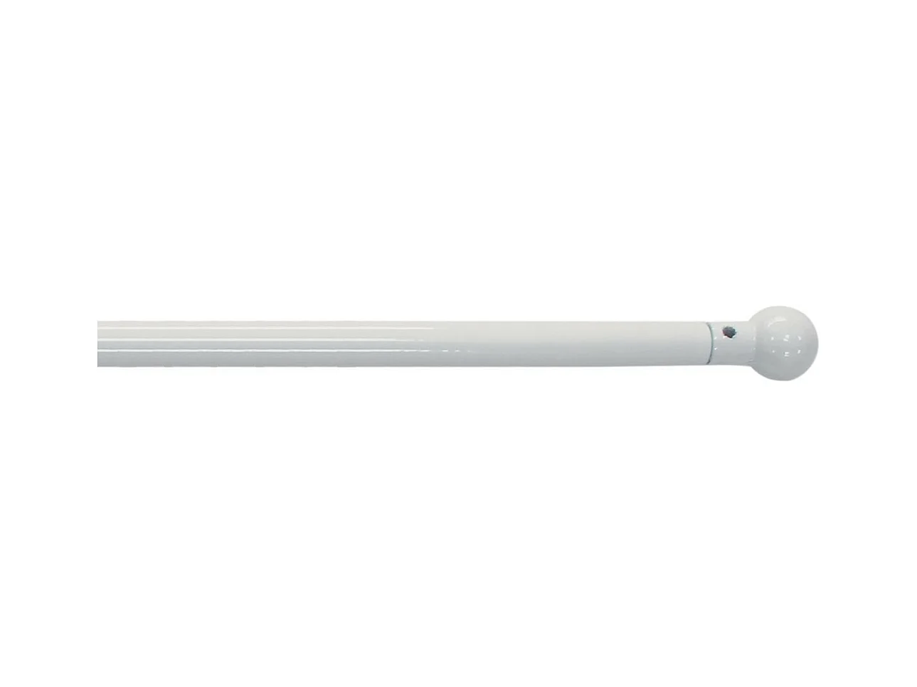 Tringle Déco Extensible "Bolla" 80-110cm Blanc