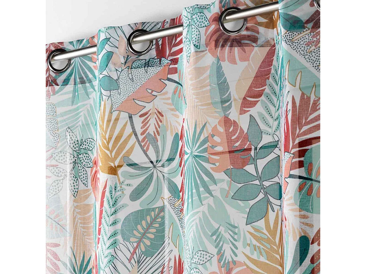 Rideau Voilage à Œillets "Jacala" 140x240cm Blanc