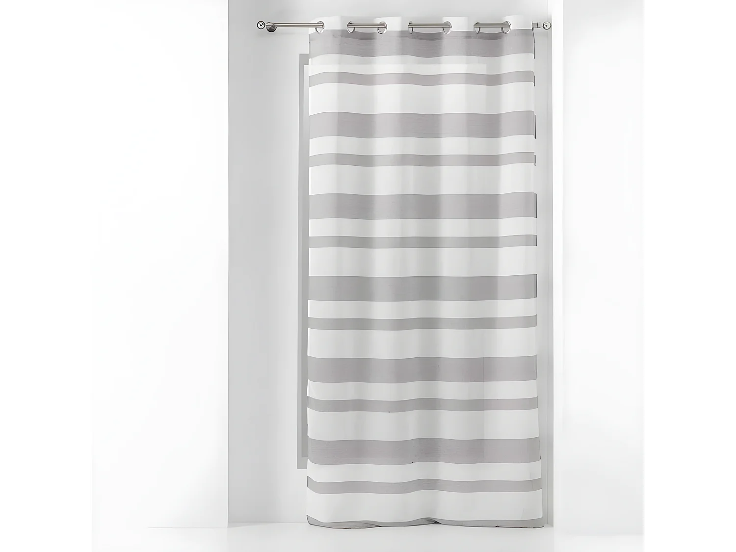 Rideau Voilage à Œillets "Palerma" 140x240cm Blanc