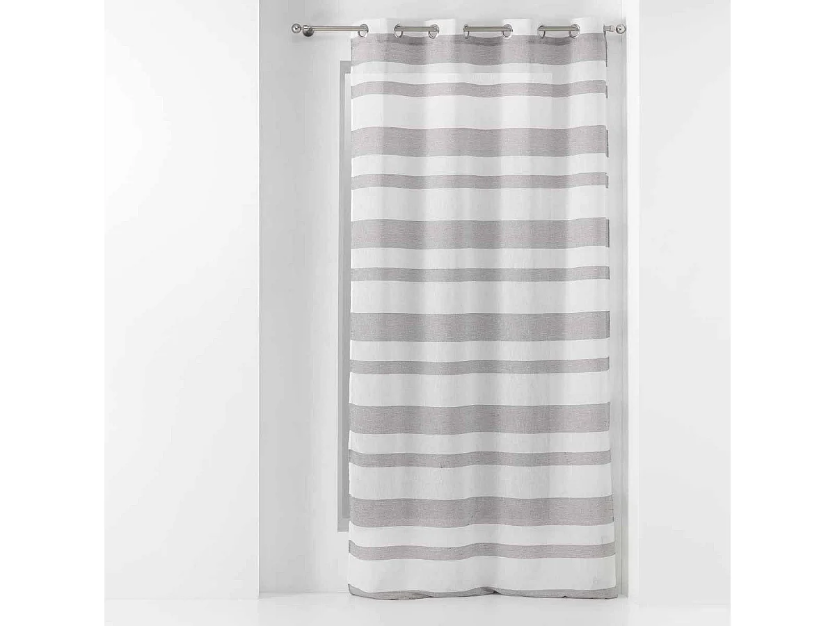 Rideau Voilage à Œillets "Palerma" 140x240cm Blanc