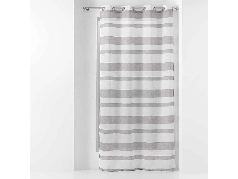 Rideau Voilage à Œillets "Palerma" 140x240cm Blanc