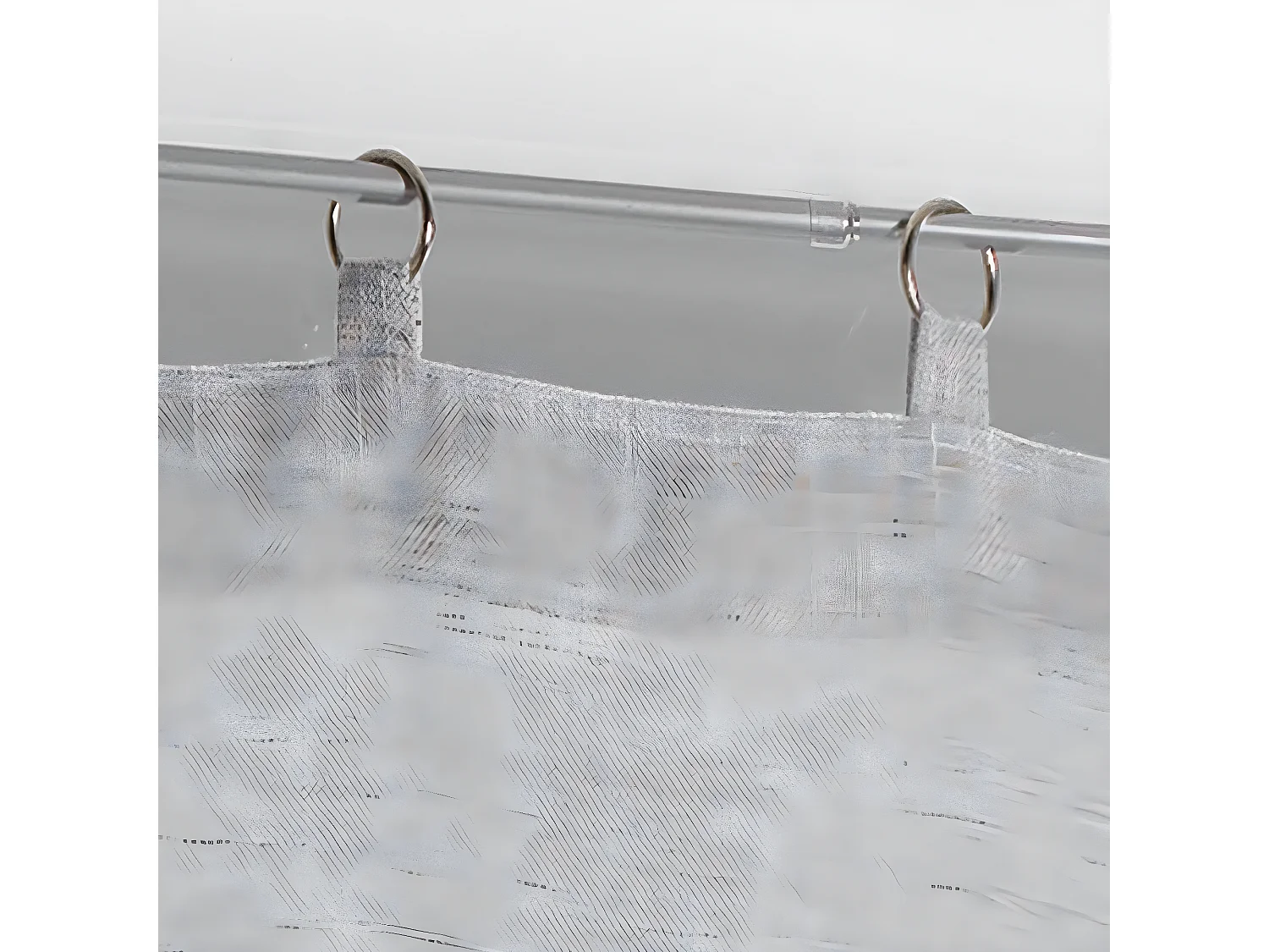 Paire de Voilages "Milza" 60x120cm Gris