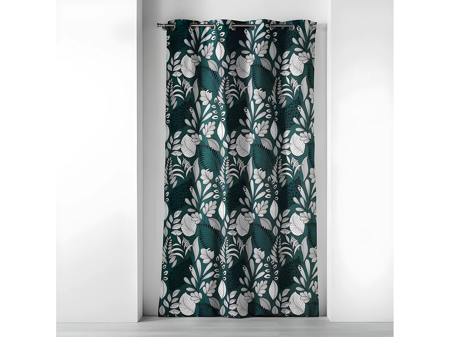 Rideau à Œillets Imprimé "Panabel" 140x240cm Bleu