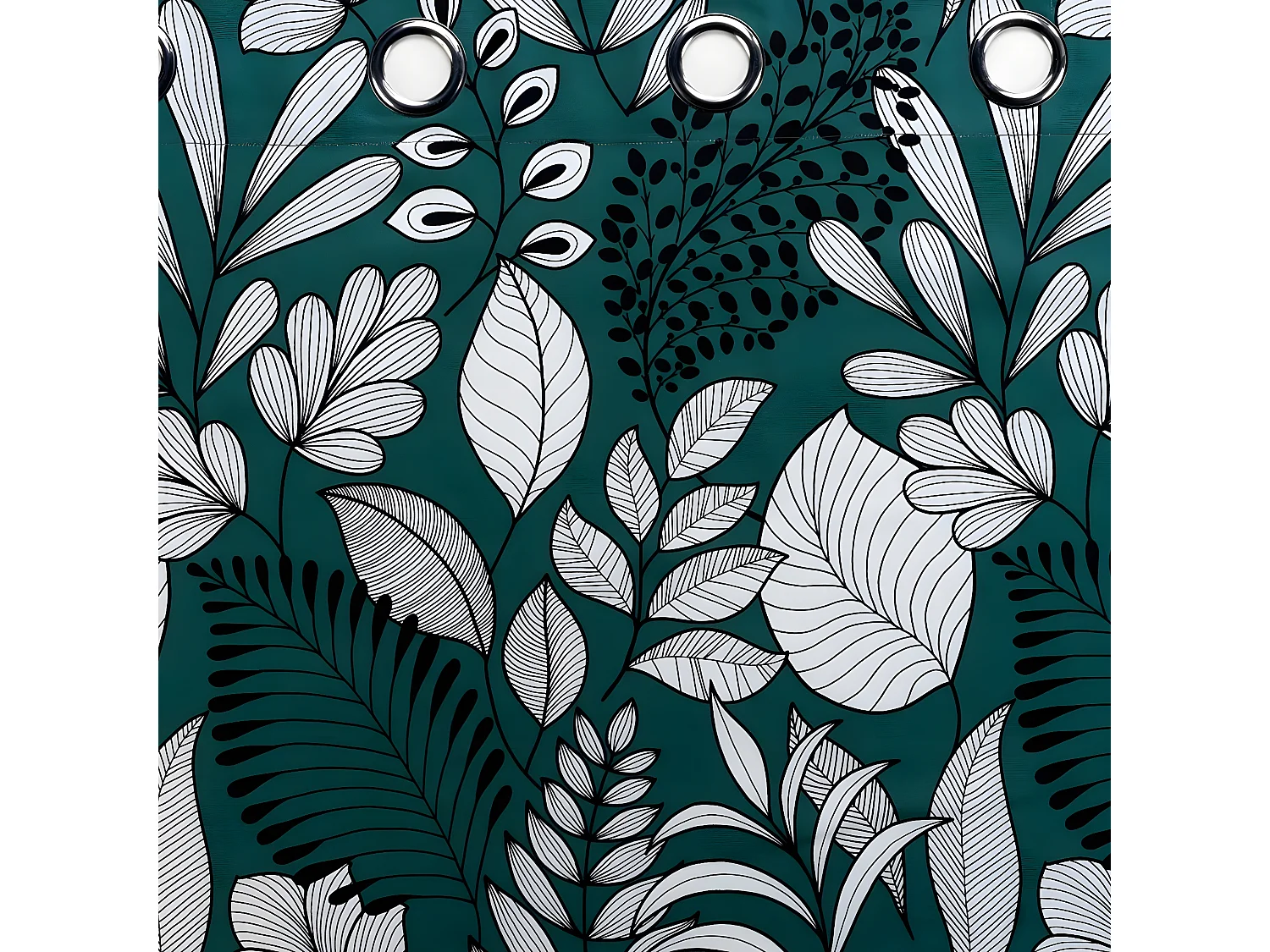 Rideau à Œillets Imprimé "Panabel" 140x240cm Bleu