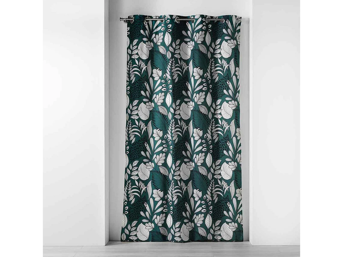 Rideau à Œillets Imprimé "Panabel" 140x240cm Bleu