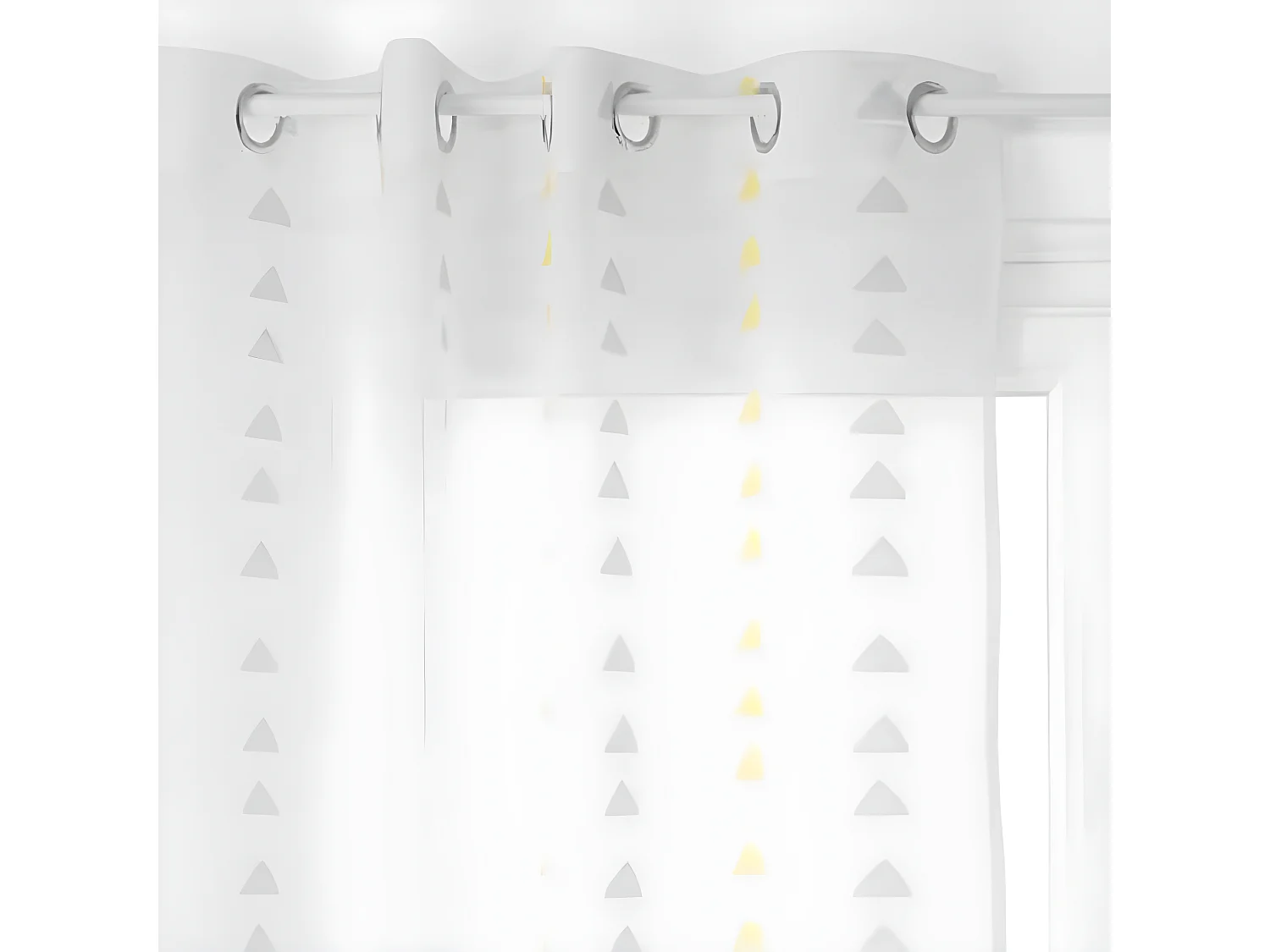 Rideau Voilage "Relief" 140x240cm Ocre