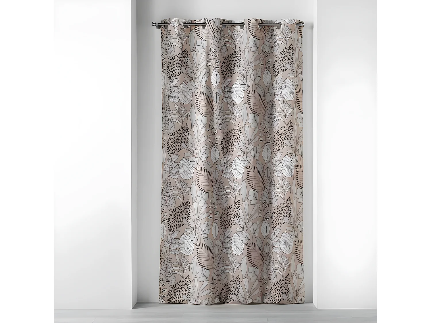 Rideau à Œillets Imprimé "Panabel" 140x240cm Naturel