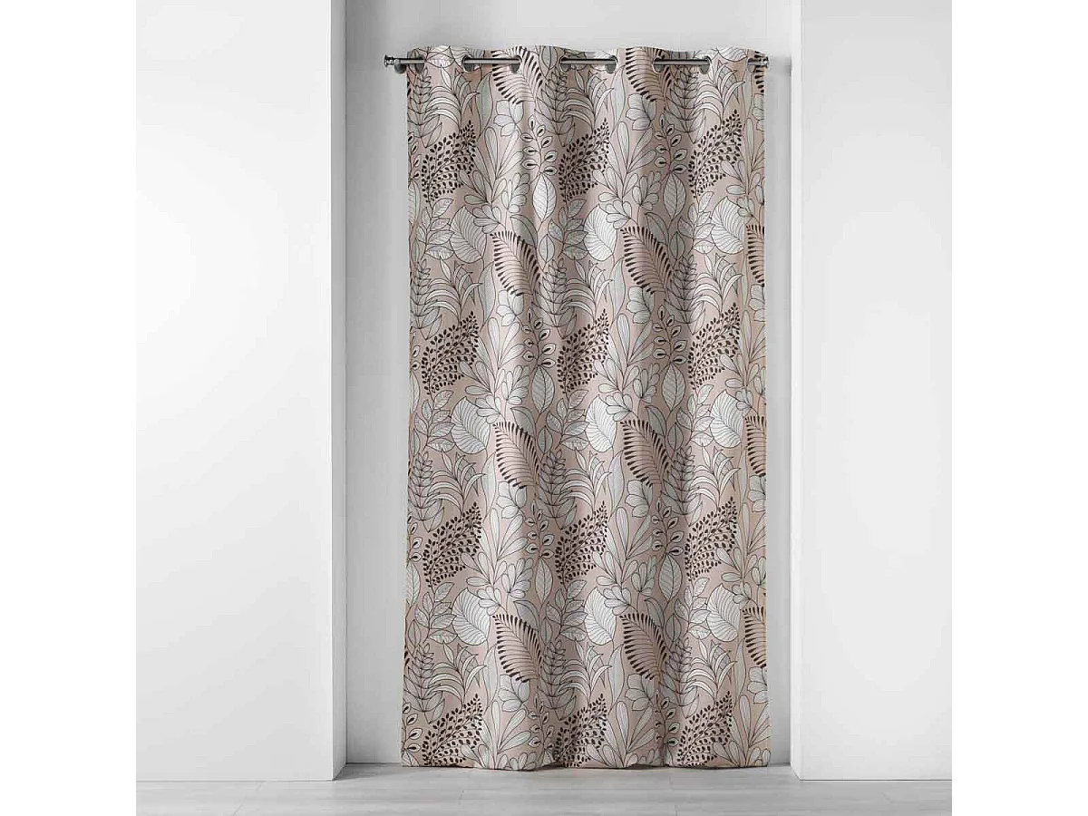 Rideau à Œillets Imprimé "Panabel" 140x240cm Naturel