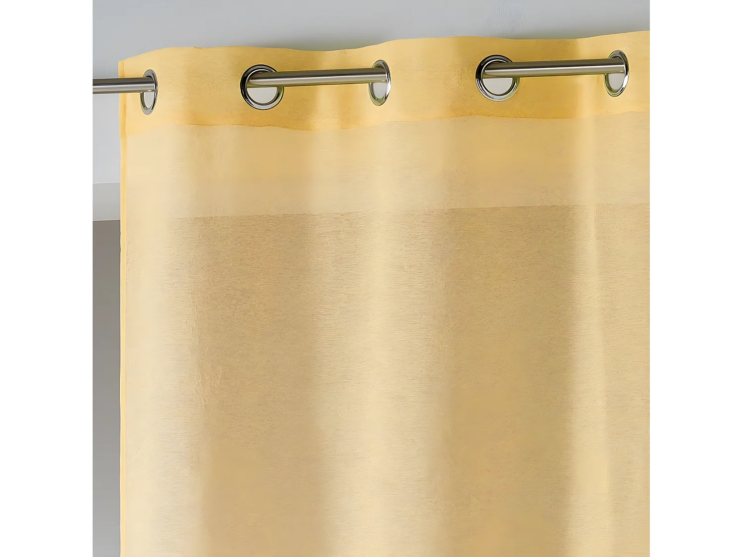 Rideau Voilage Étamine "Telma" 140x240cm Jaune
