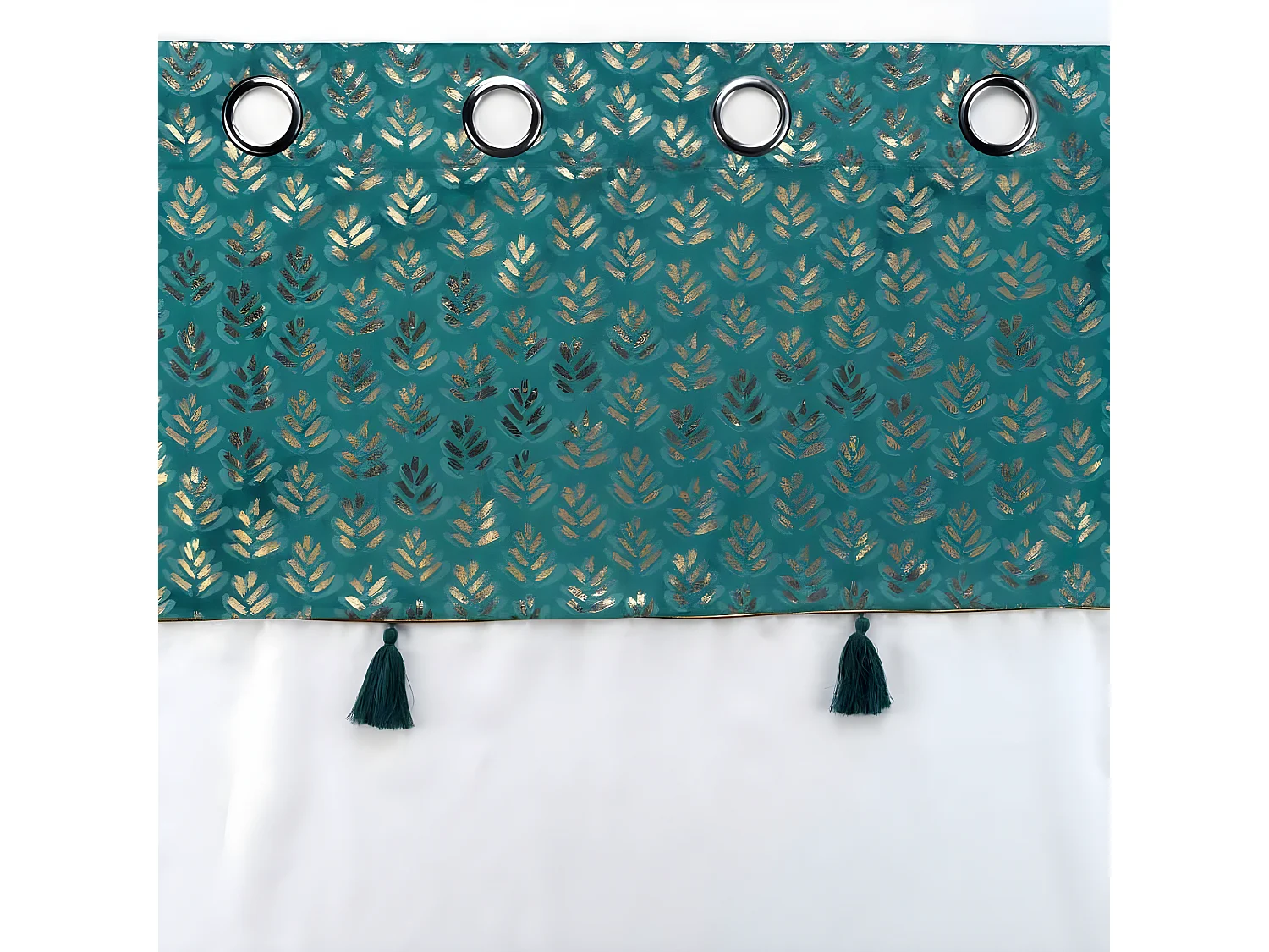 Rideau Voilage à Œillets "Evie" 140x280cm Bleu