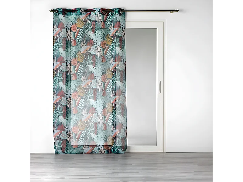 Rideau Voilage à Œillets "Jacala II" 140x240cm Bleu