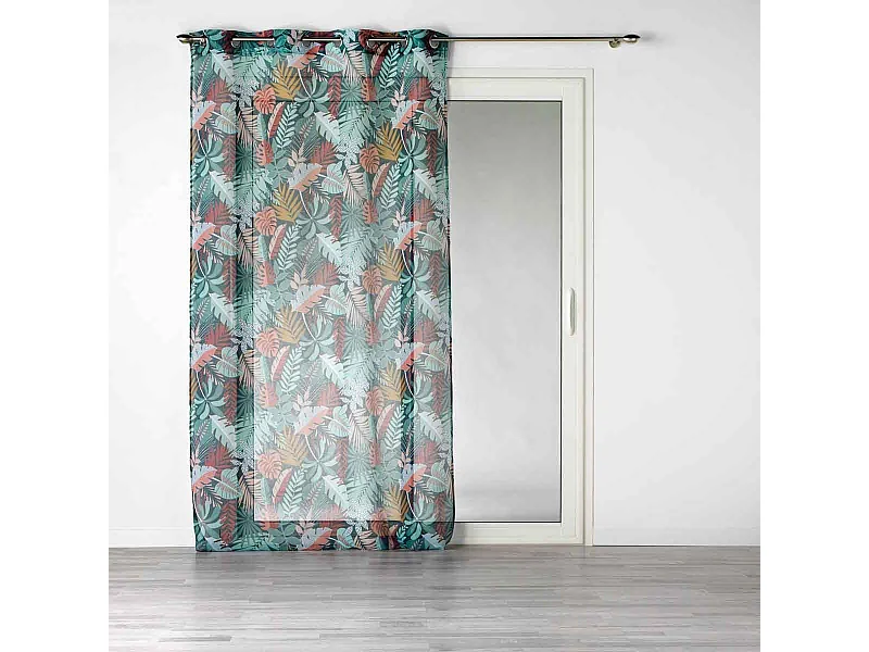 Rideau Voilage à Œillets "Jacala II" 140x240cm Bleu