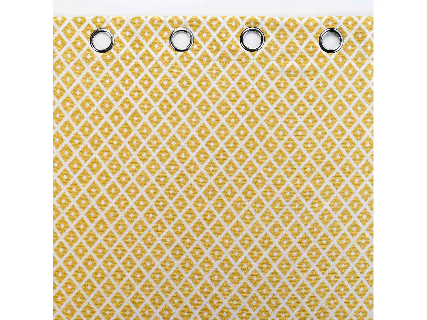 Jacquard-vorhang mit rautenmuste 140 x 260 cm