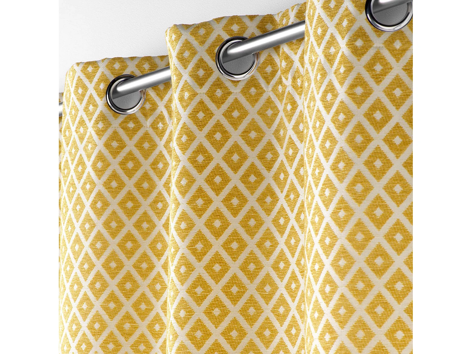 Rideau à Œillets "Mariella" 140x240cm Ocre