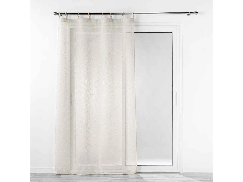 Rideau Voilage à Œillets "Minalisa" 140x240cm Lin