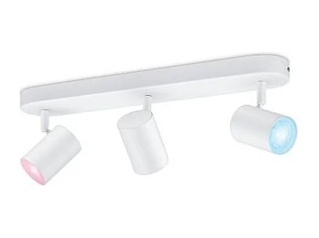 Plafonnier LED Dimmable RGB Smart WiFi+Bluetooth 4.9W Trois Spots WiZ Imageo Blanc