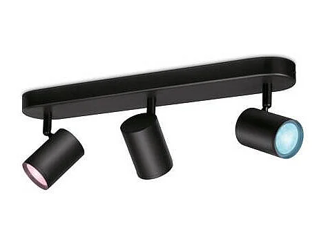 TechBrey Lámpara de Techo LED Regulable RGB Smart WiFi+Bluetooth 4.9W Tres Focos WiZ Imageo