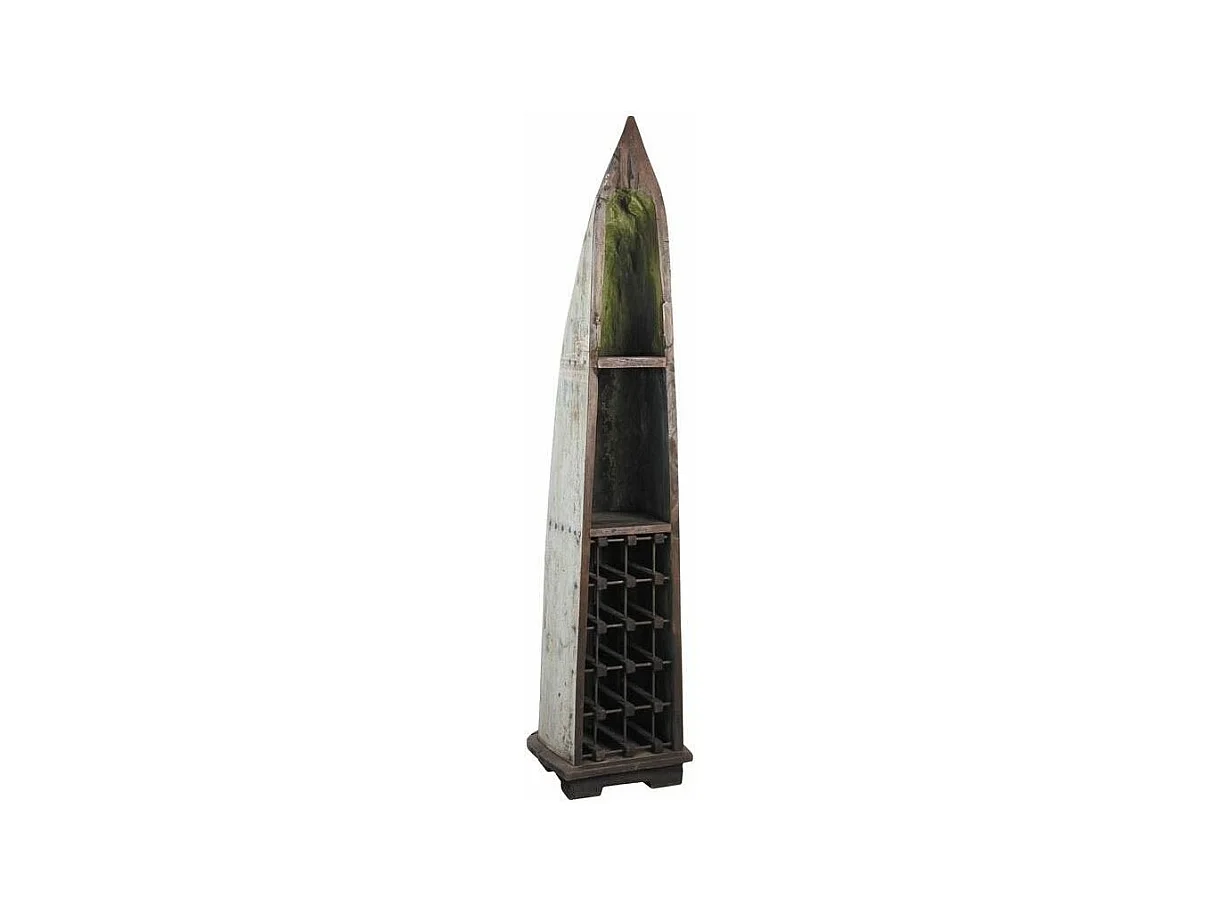 Etagère bateau porte-bouteilles