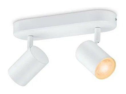 TechBrey Lámpara de Techo LED Regulable RGB Smart WiFi+Bluetooth 4.9W Dos Focos WiZ Imageo