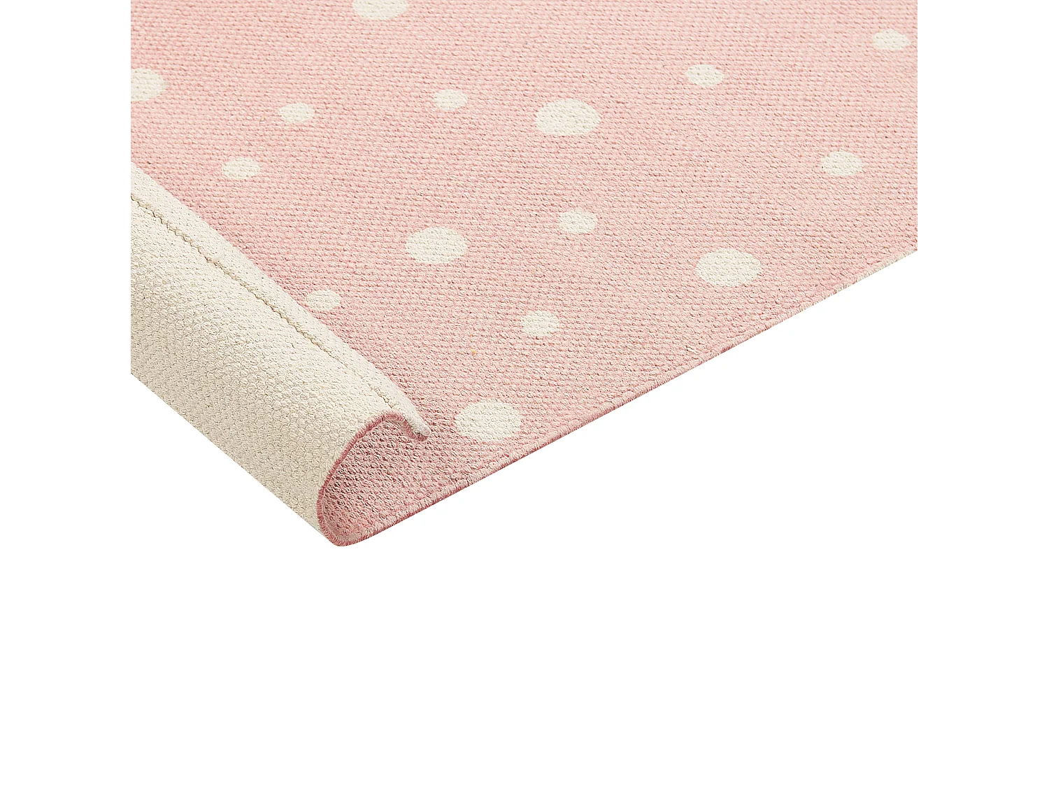 Tapete para crianças em algodão rosa com motivo de pinguim 80 x 150 cm PENGKOL