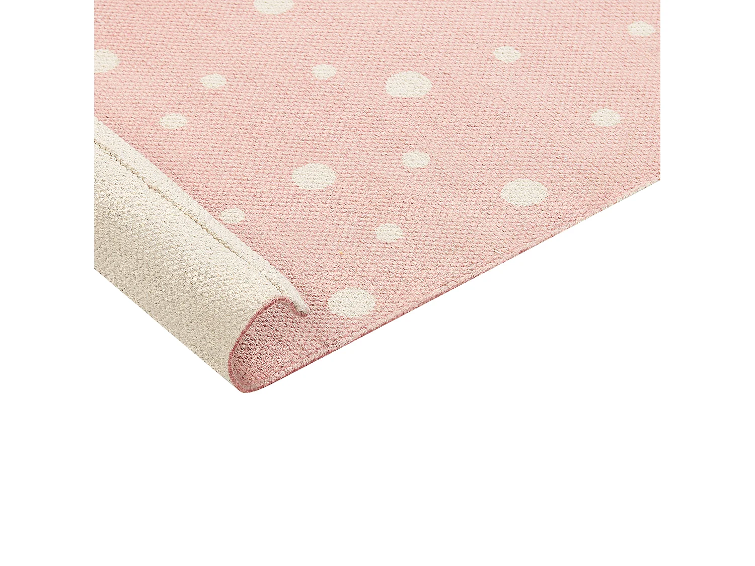 Tapis enfant imprimé pingouin en coton 80 x 150 cm rose PENGKOL