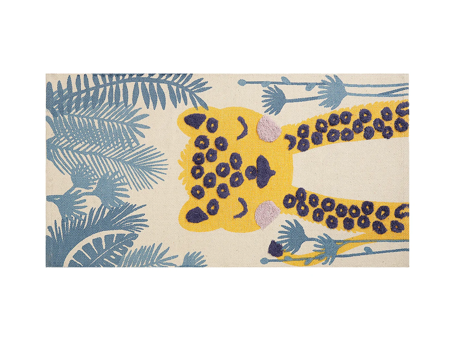 Tapis enfant LUAS Multicolore 80 x 150 cm Coton