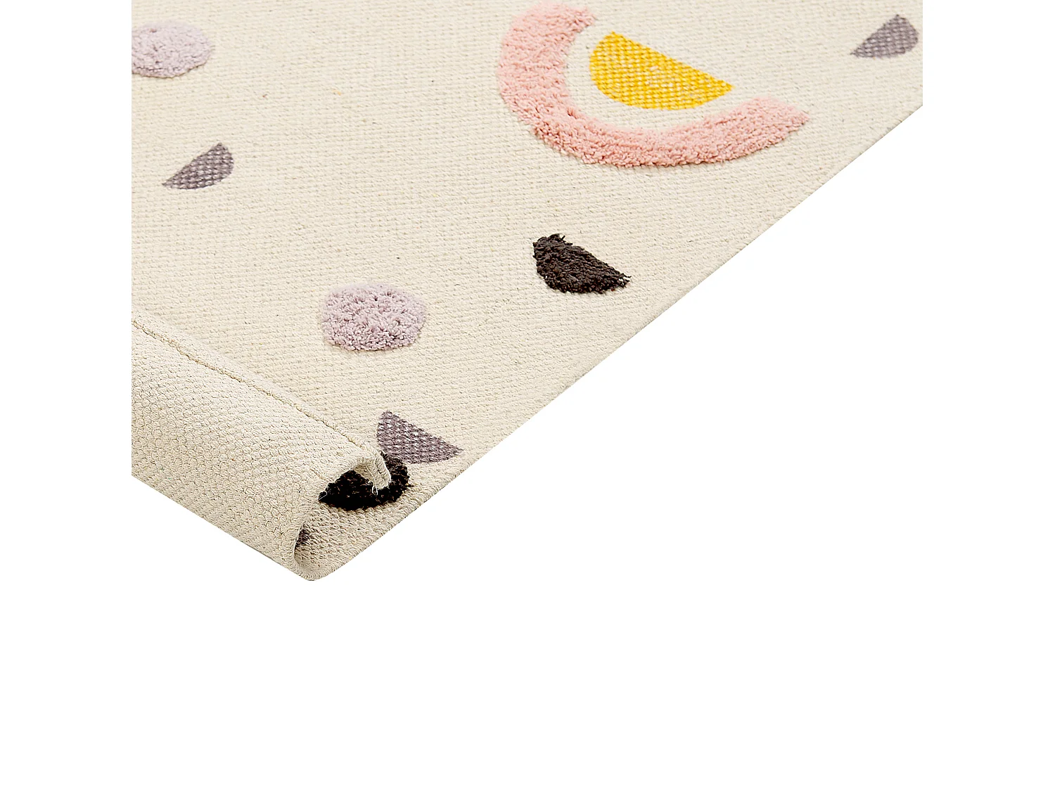 Vloerkleed katoen meerkleurig 80 x 150 cm CURUP