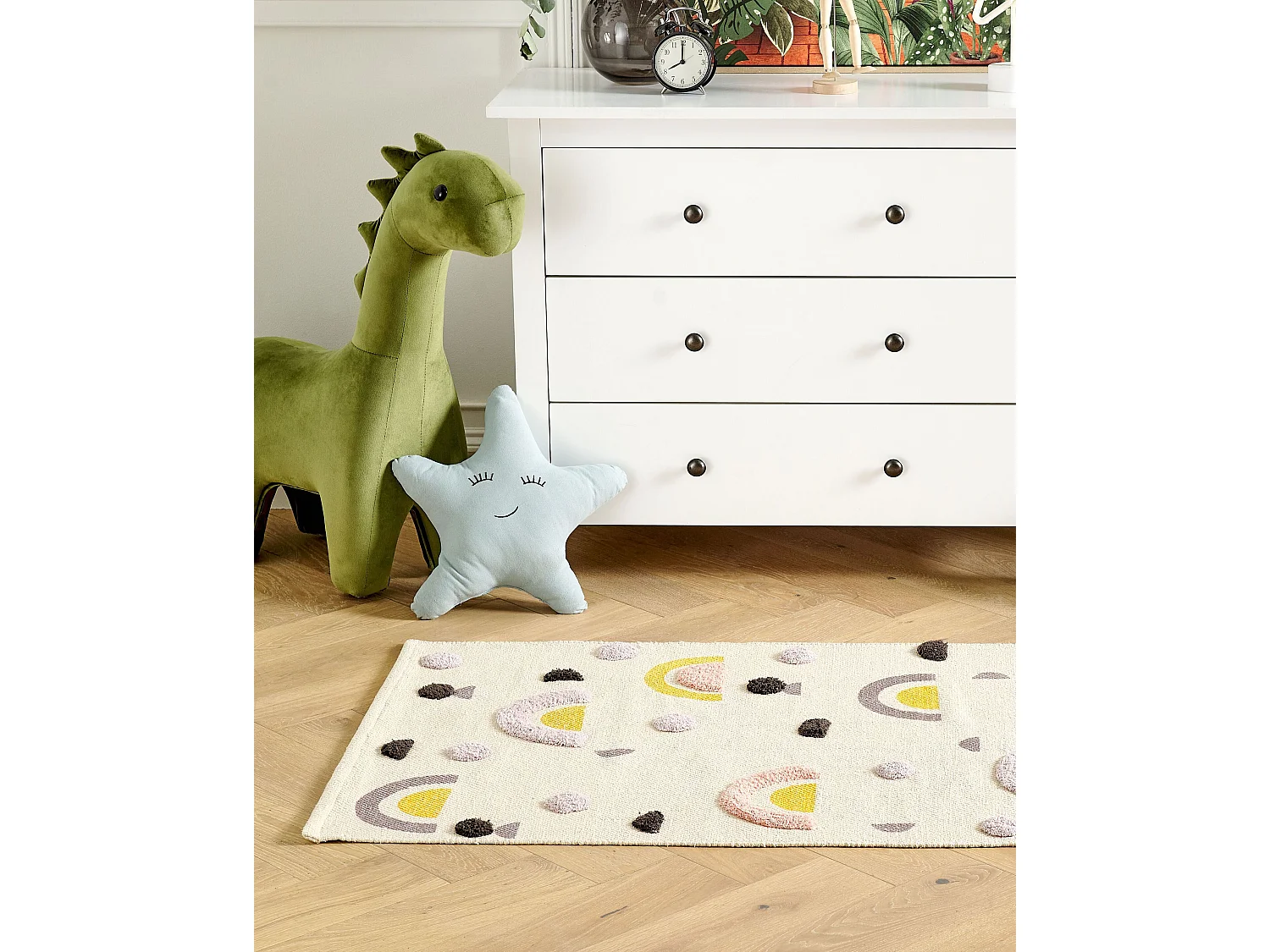 Kinderteppich mehrfarbig aus Baumwolle 80 x 150 cm CURUP