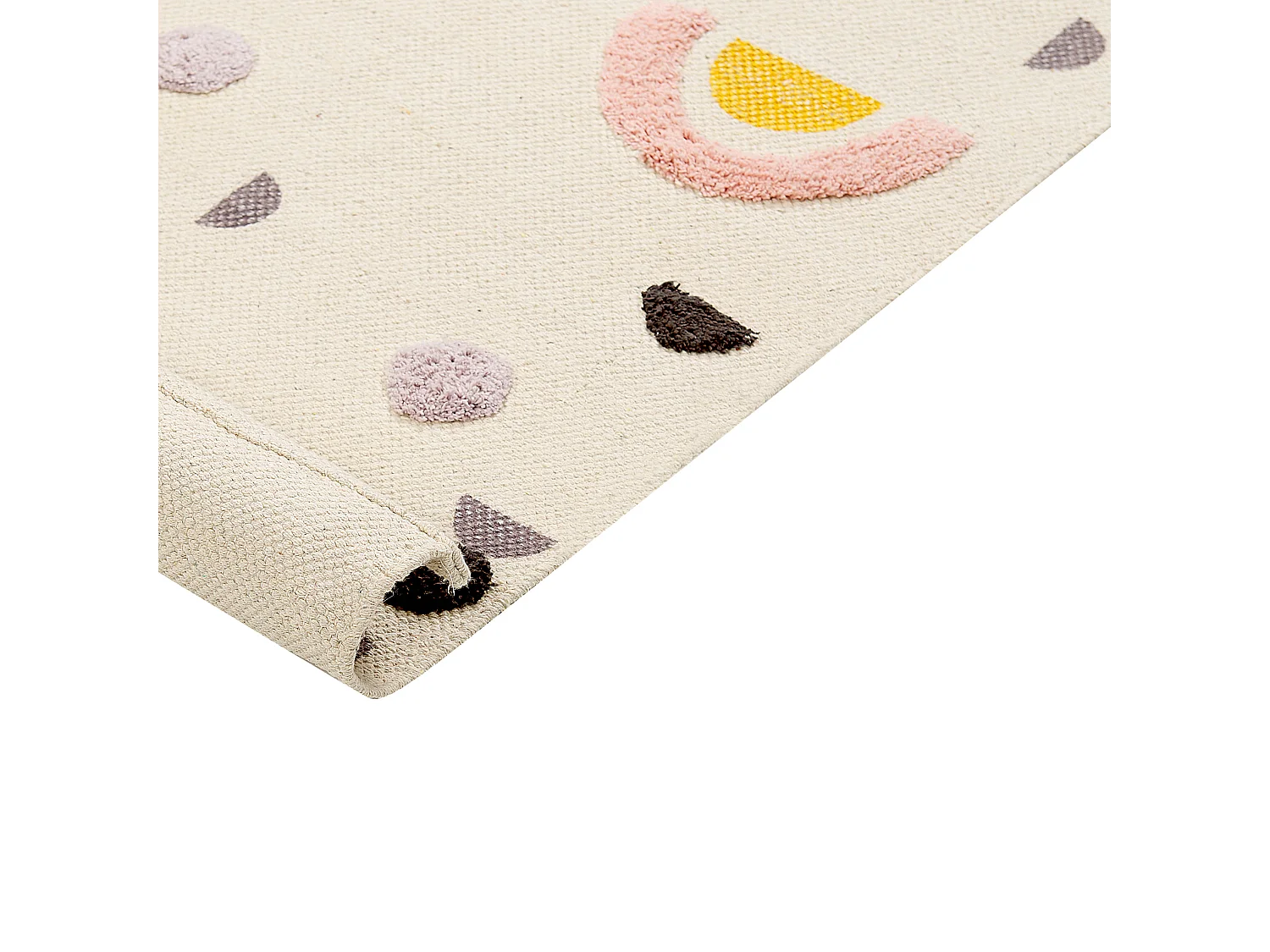 Vloerkleed katoen meerkleurig 80 x 150 cm CURUP