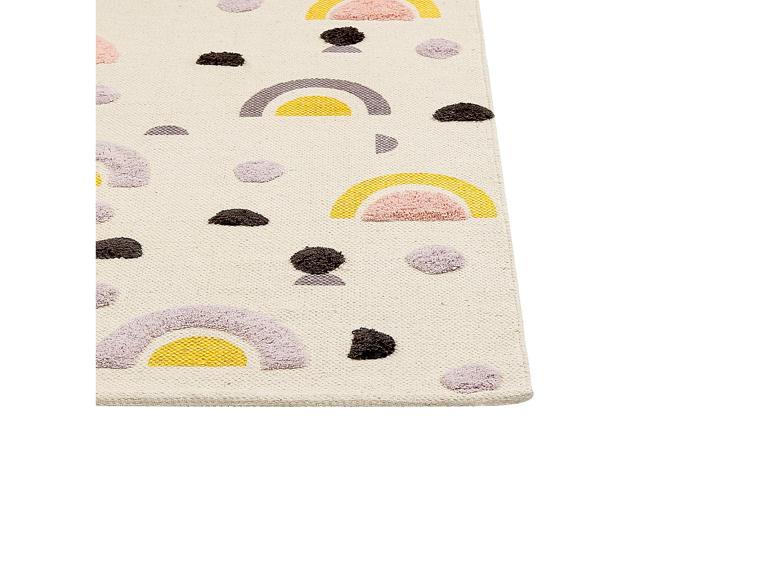 Vloerkleed katoen meerkleurig 80 x 150 cm CURUP