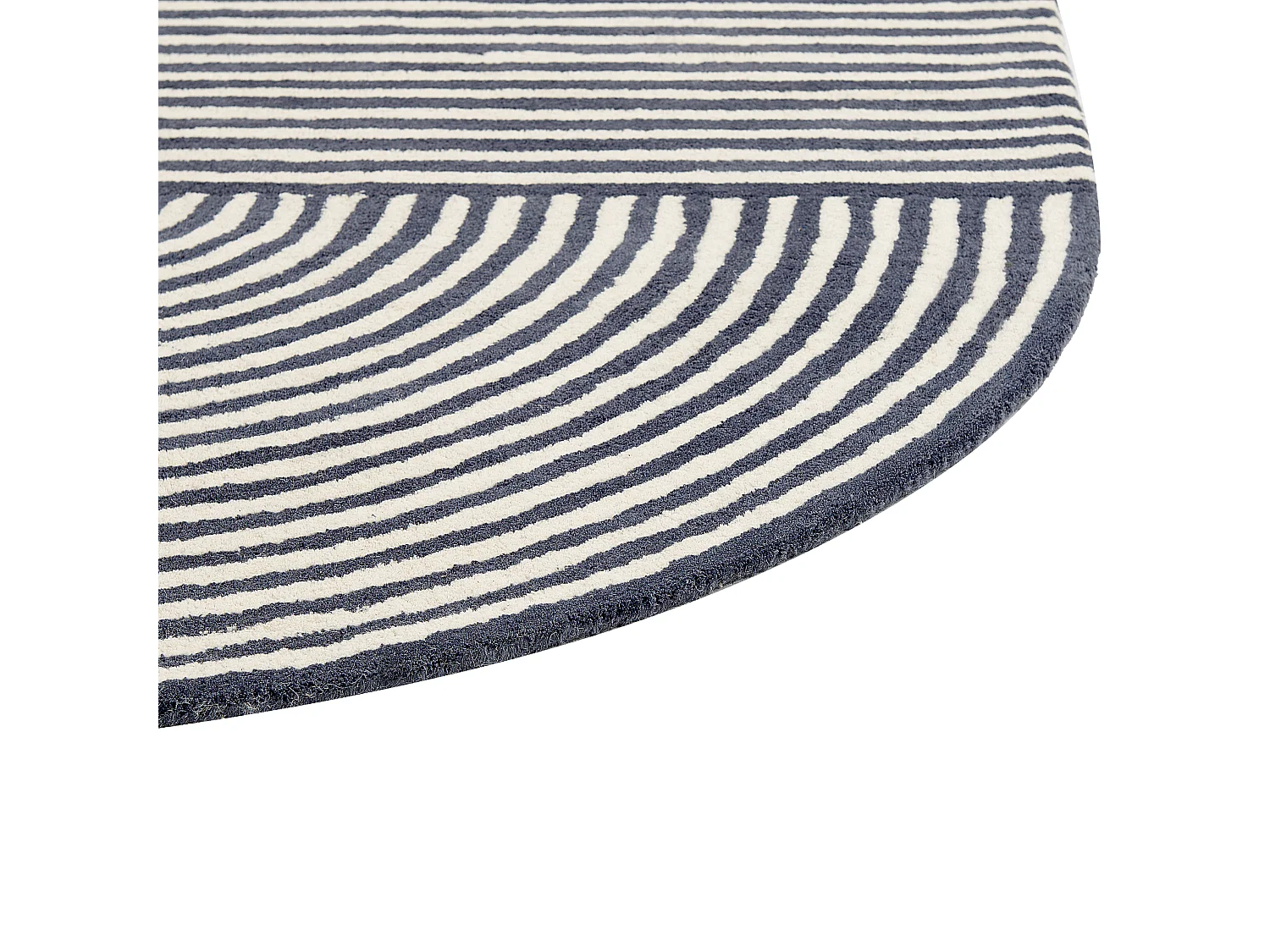 Tapis KWETA Gris graphite 140 x 200 cm Laine