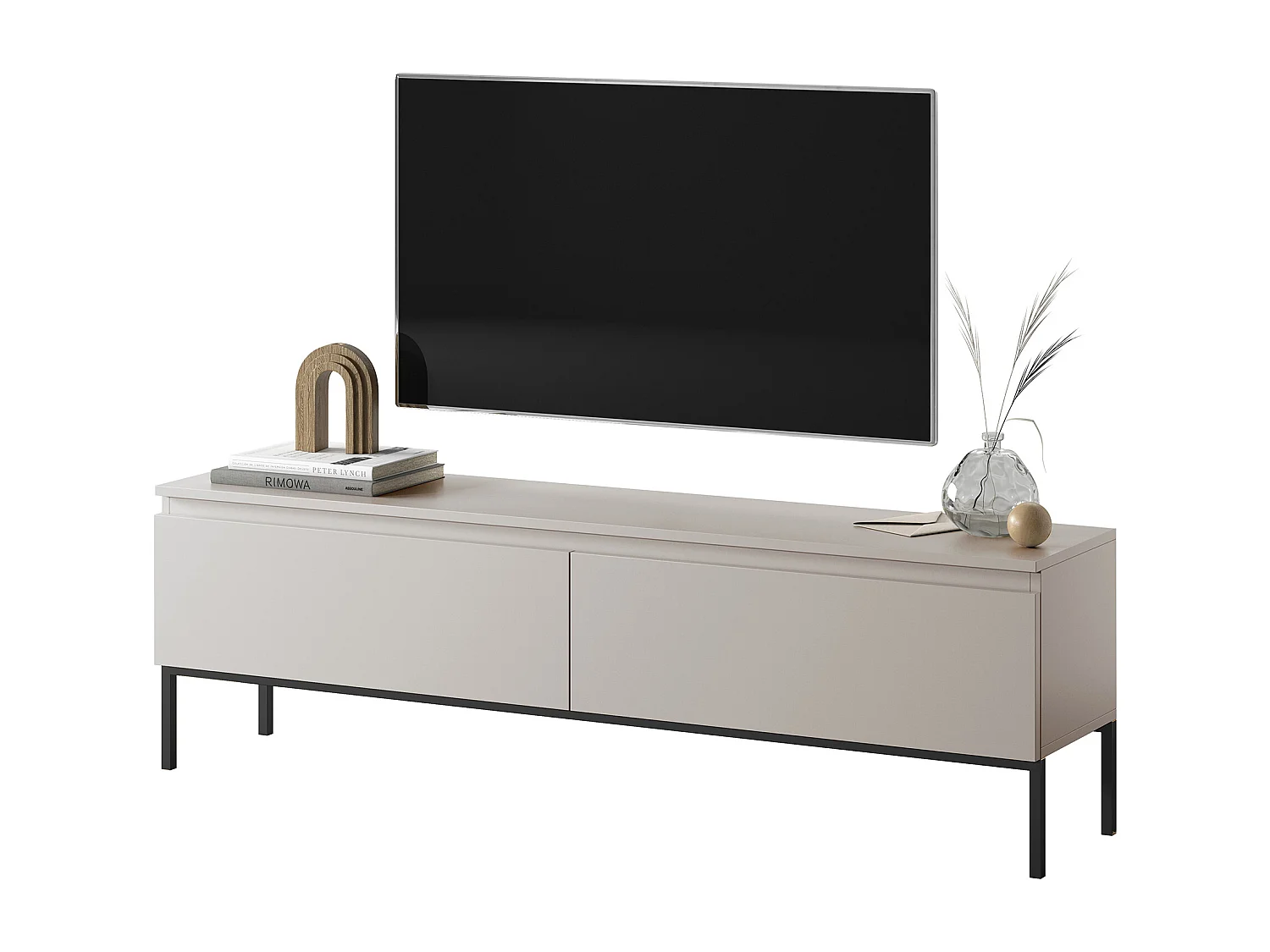 TV-meubel - 150 cm - taupe (grijsbeige) - Bemmi