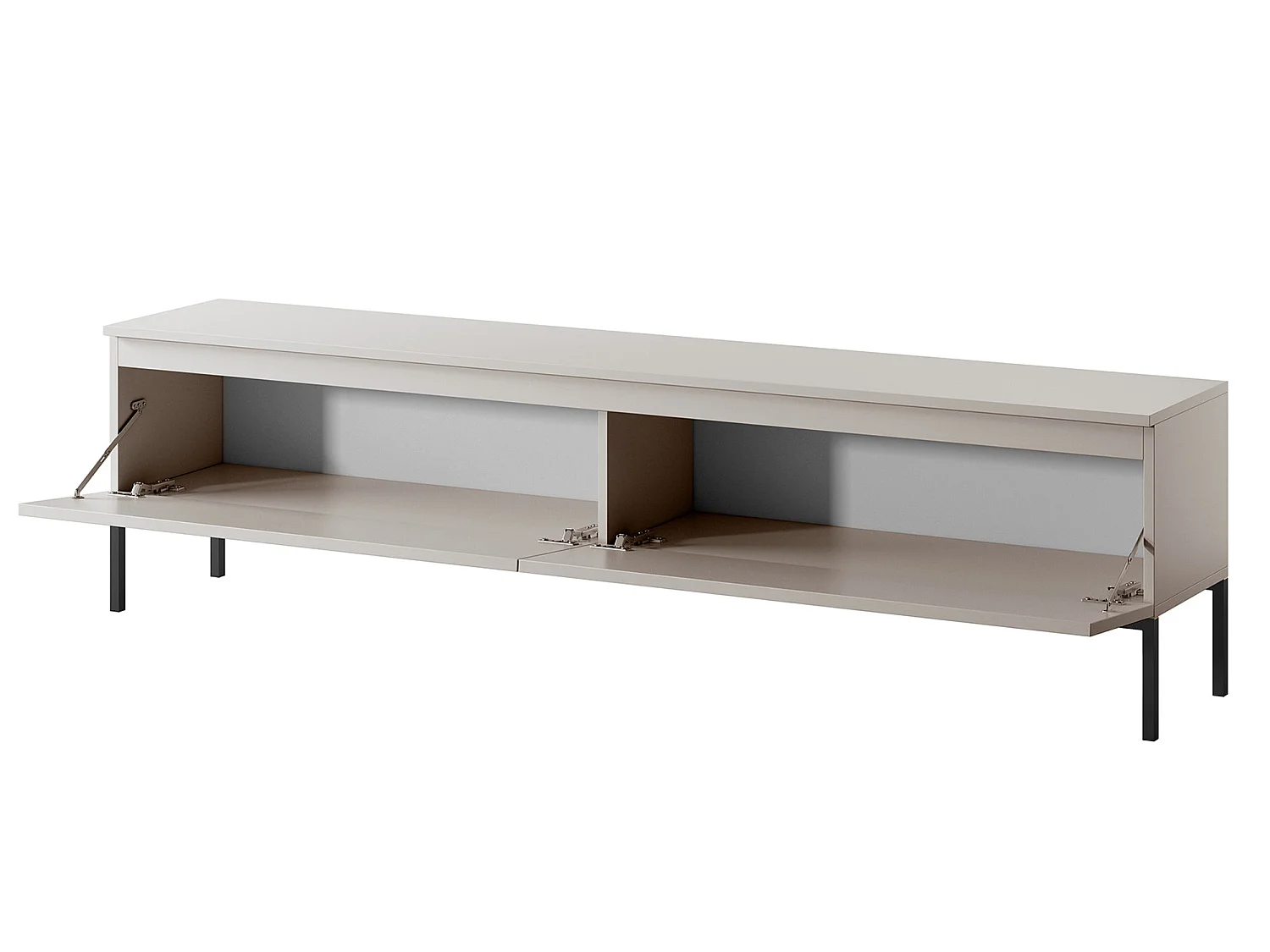 TV-meubel - 175 cm - taupe (grijsbeige) - Bemmi