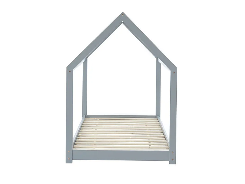 Lit Cabane Royaume Des Rêves Gris 90x190 cm - Laïba Kids
