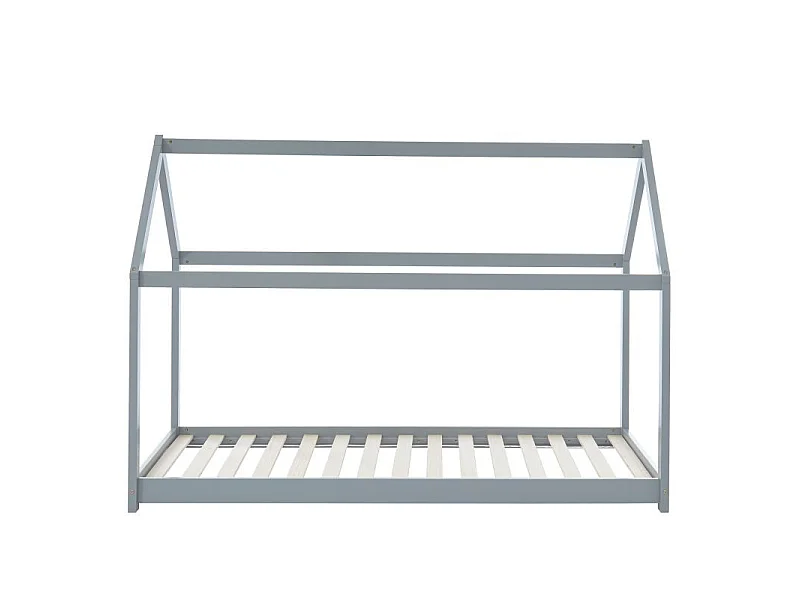 Lit Cabane Royaume Des Rêves Gris 90x190 cm - Laïba Kids