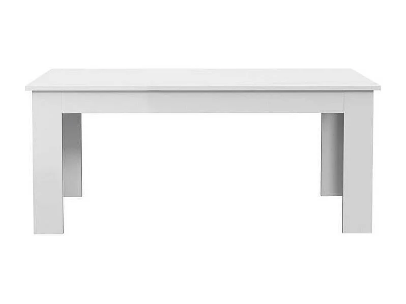PILVI Table a manger - Blanc - L 180 x I90 x H 75 cm