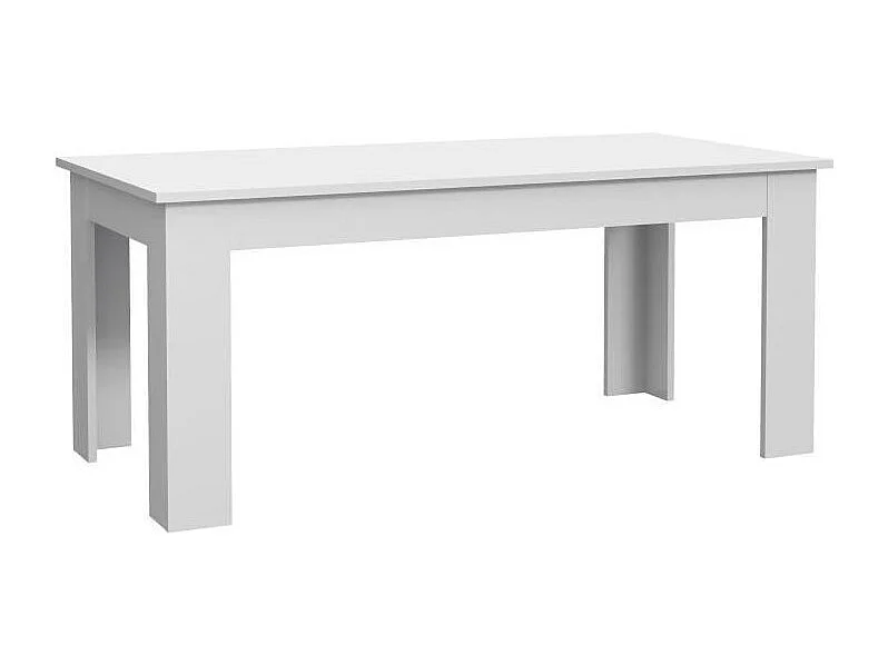 PILVI Table a manger - Blanc - L 180 x I90 x H 75 cm