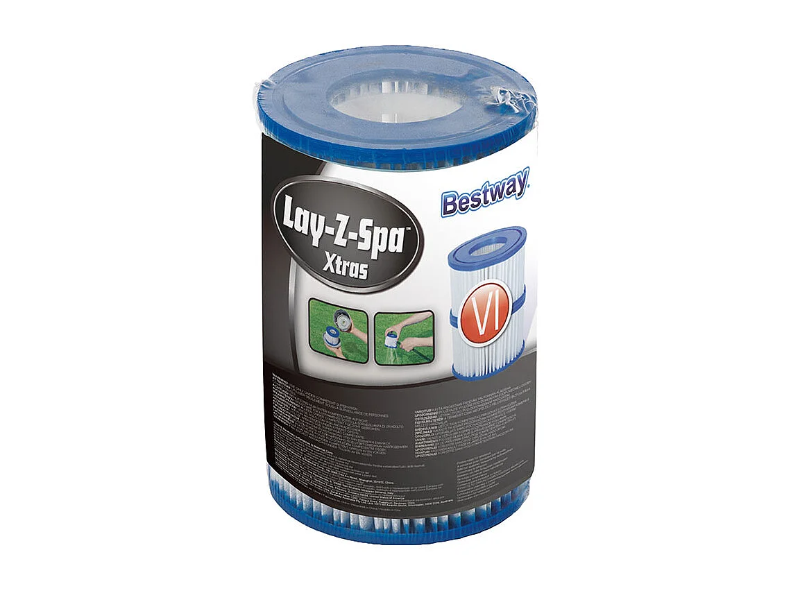 Lot de 2 cartouches de filtration pour spa gonflable Lay-Z-Spa - Bestway