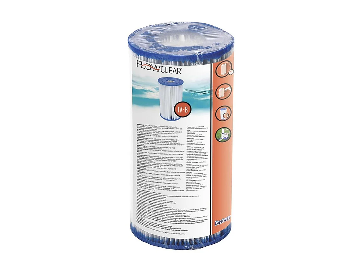 Filtro de Agua para Depuradora de Cartucho Tipo IV Bestway de 9.463 litros/hora