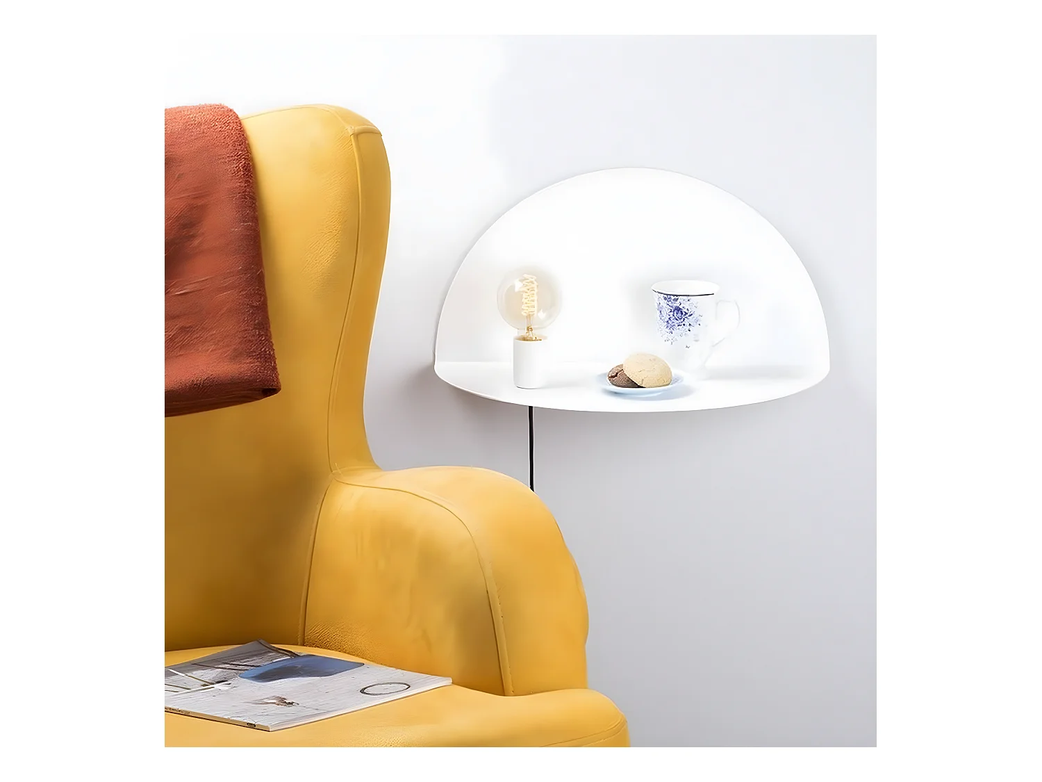 Wandlamp Taranto - Wit - 50x25x25 cm - EPIKASA