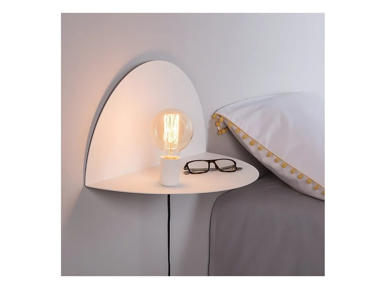 Wandlamp Taranto - Wit - 50x25x25 cm - EPIKASA