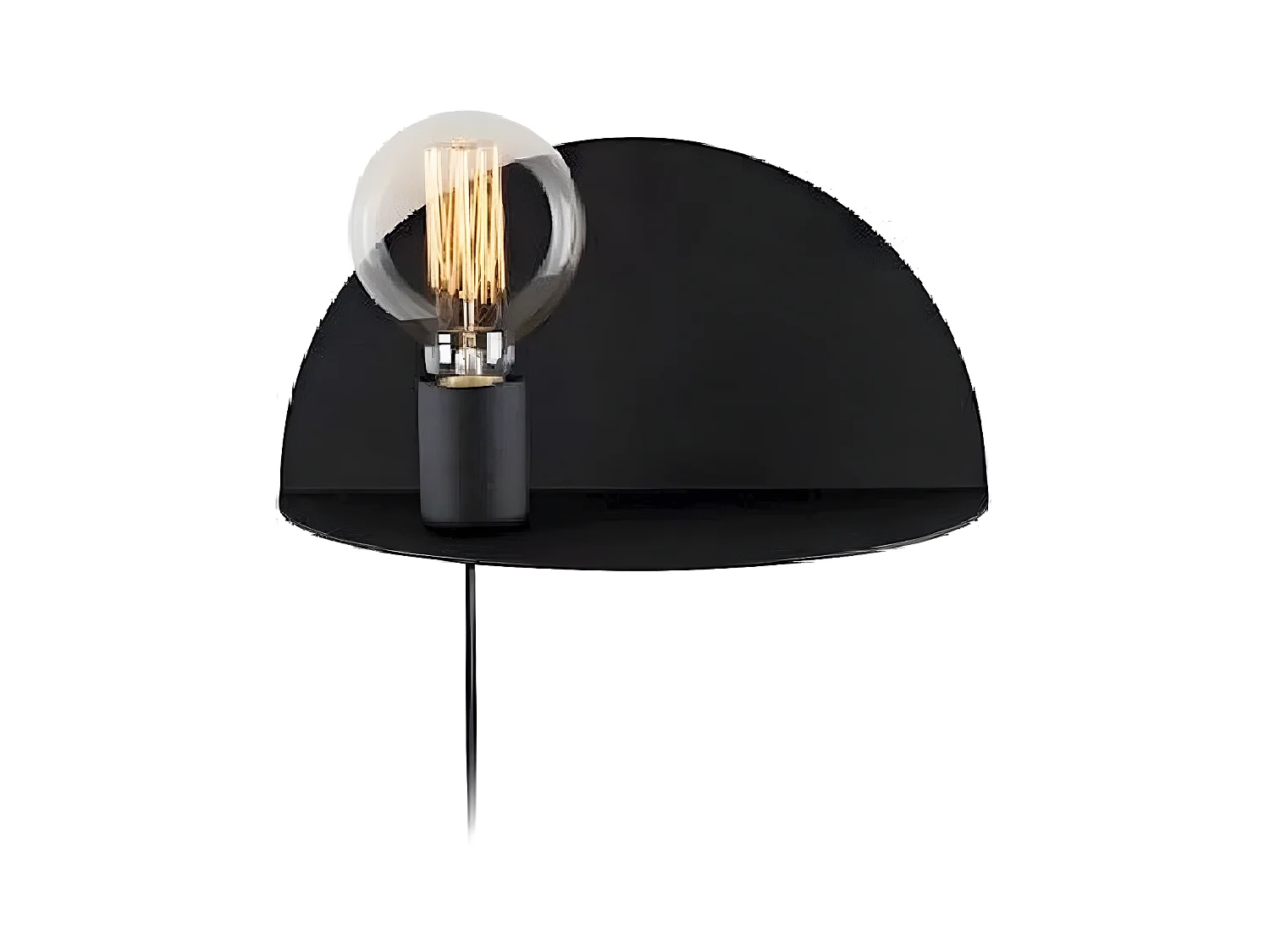 Wandlamp Taranto - Zwart - 30x15x15 cm - EPIKASA
