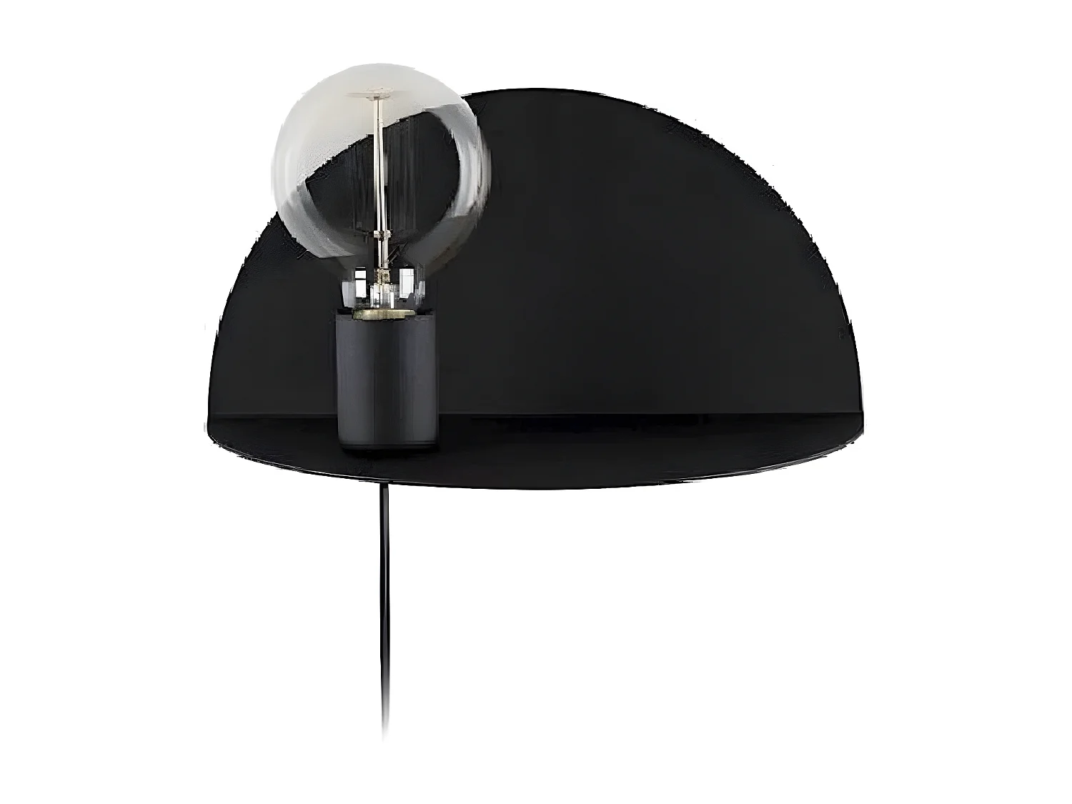 Applique Taranto, Noir, 30x15x15 cm, EPIKASA