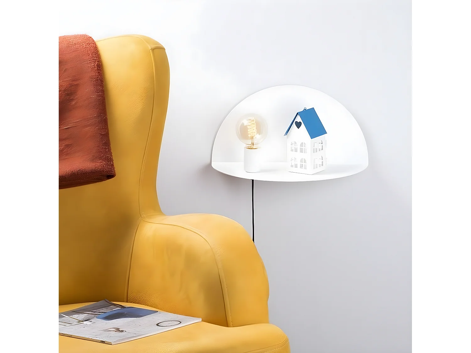 Wandlamp Taranto - Wit - 40x20x20 cm - EPIKASA