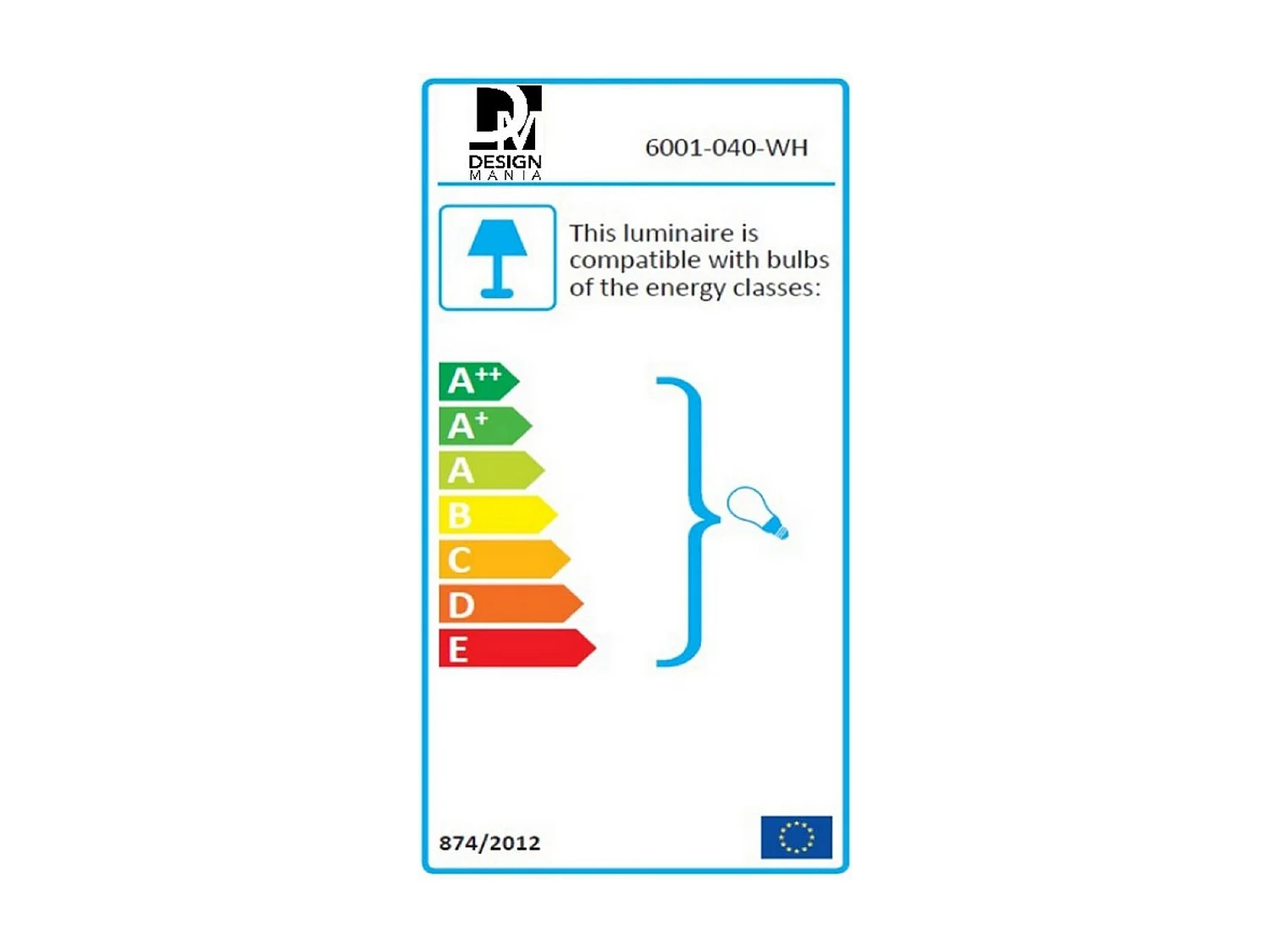 Wandlamp Taranto - Wit - 40x20x20 cm - EPIKASA