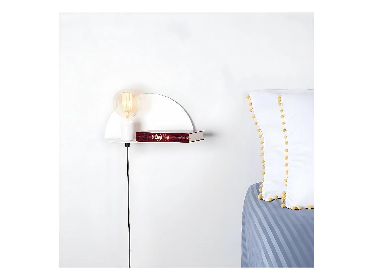 Wandlamp Taranto - Wit - 30x15x15 cm - EPIKASA