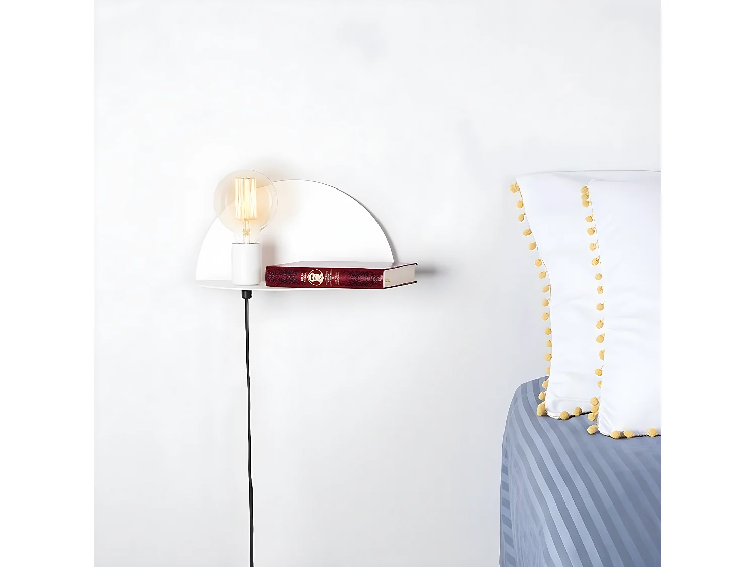 Wandlamp Taranto - Wit - 30x15x15 cm - EPIKASA