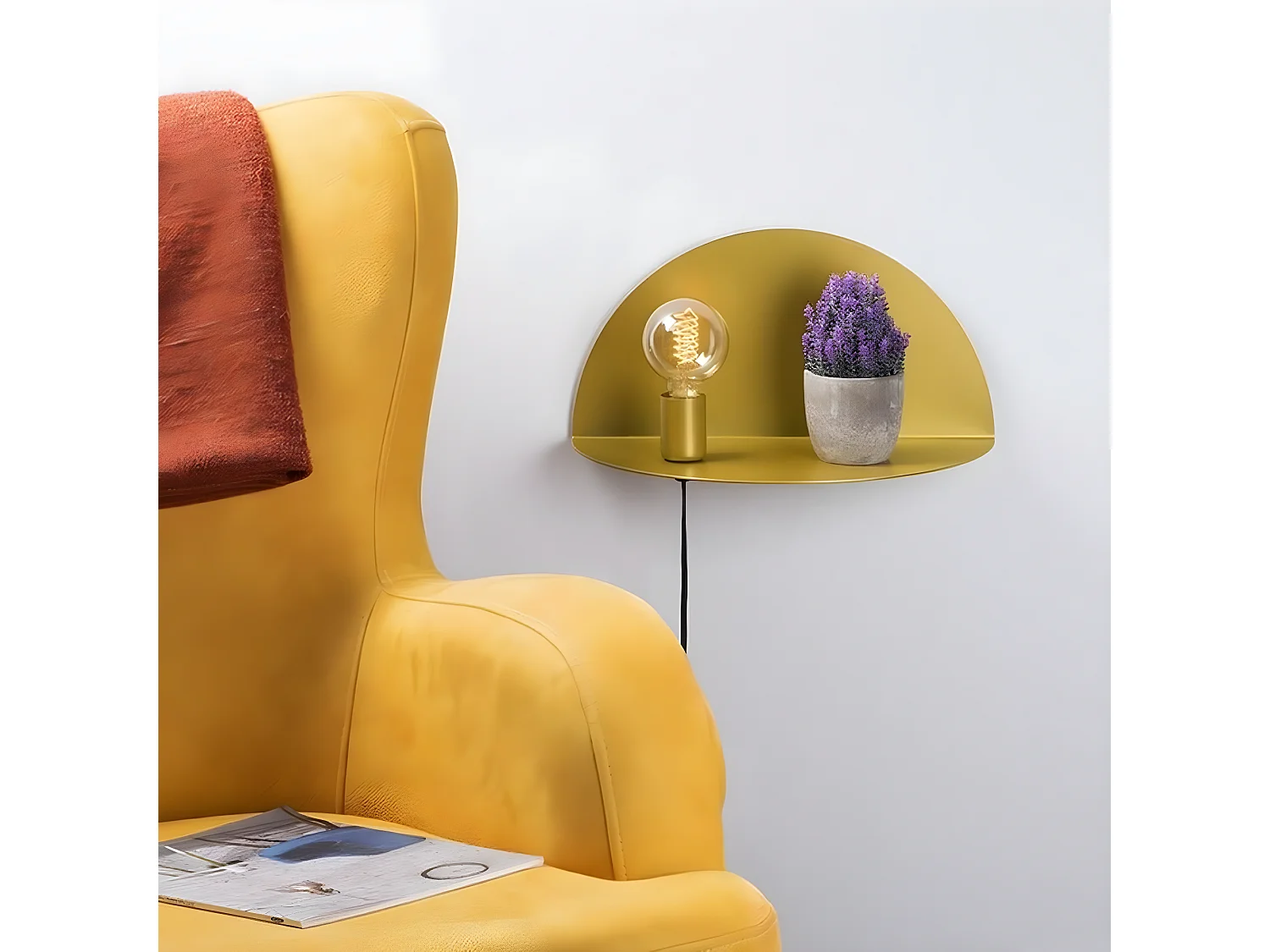 Applique Taranto, Or, 40x20x20 cm, EPIKASA