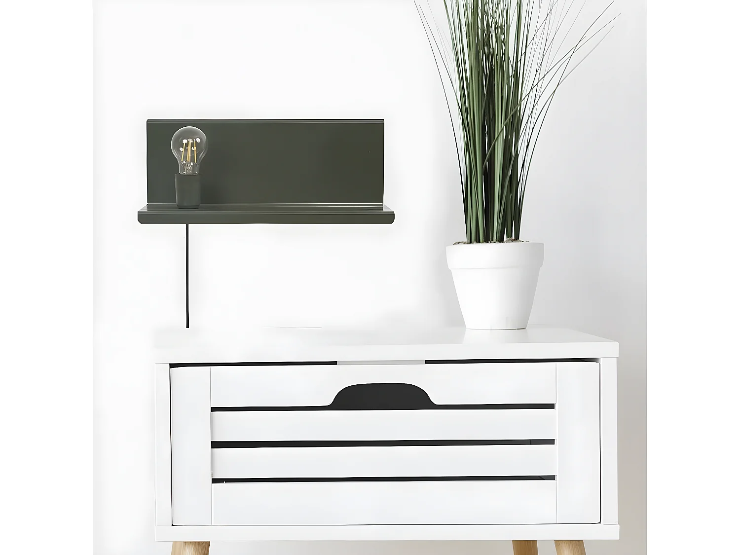 Applique Taranto, Vert, 40x14x17 cm, EPIKASA